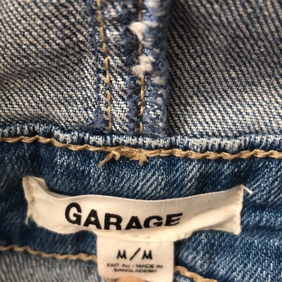 Garage Denim Overall Shorts - Picture 3 of 3